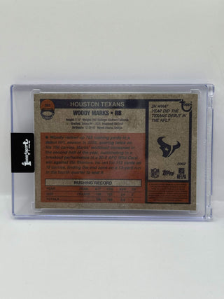 2026 Topps Heritage Woody Marks Black Refractor 13/76