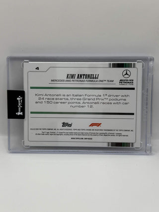 2026 Topps Chrome F1 Kimi Antonelli #4
