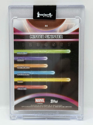 2026 Topps Marvel Neon Mister Sinister Pink Foil 136/250