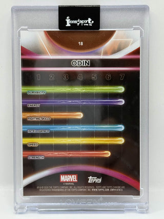 2026 Topps Marvel Neon Odin Purple Foil 35/75
