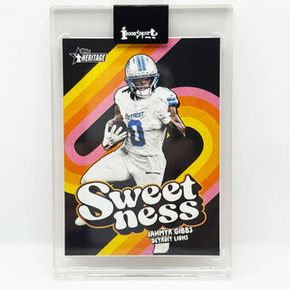 2026 Topps Heritage Jahmyr Gibbs Sweetness #S-5