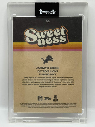 2026 Topps Heritage Jahmyr Gibbs Sweetness #S-5