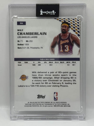 2025-26 Topps Pristine Wilt Chamberlain Paint The Arc Refractor #95