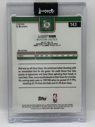 2025-26 Topps Chrome Larry Bird Skylight Refractor #143