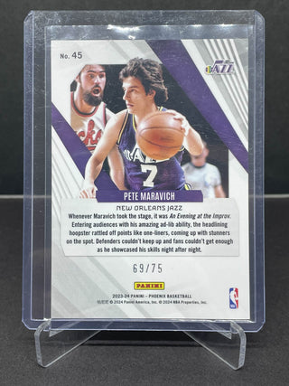 2023-24 Panini Phoenix Pete Maravich International Red Scope 69/75