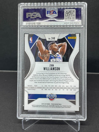 2019 Panini Prizm Zion Williamson PSA Gem Mint 10 ( B )