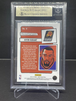 2023-24 Hoops Presentations Kevin Durant BGS 9.5 Gem Mint