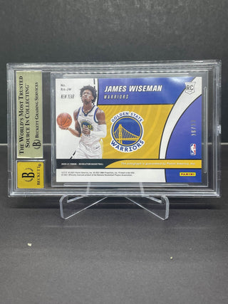 2020-21 Panini Revolution Rookie Auto Chinese New Year James Wiseman 16/33 BGS 9.5 Gem Mint