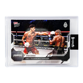 2026 Topps NOW Boxing Ryan Garcia Scores 1st Title Defense With 2nd Round KO Win #RGAR