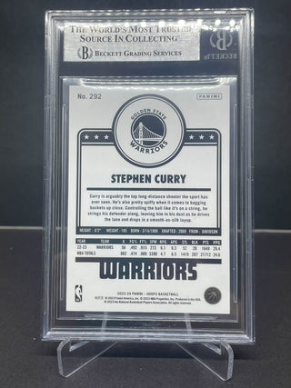 2023-24 Hoops Hyper Red Stephen Curry 47/99 BGS NM-MT+ 8.5