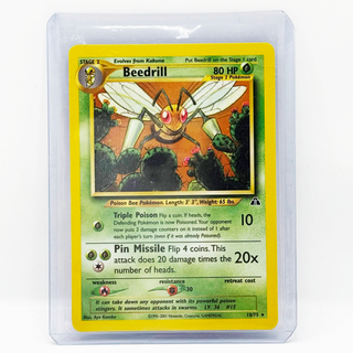 Pokémon TCG Beedrill 18/75 Neo Discovery Rare