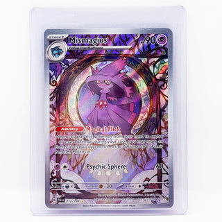 Pokémon TCG Mismagius Paldea Evolved Illustration Rare Holofoil