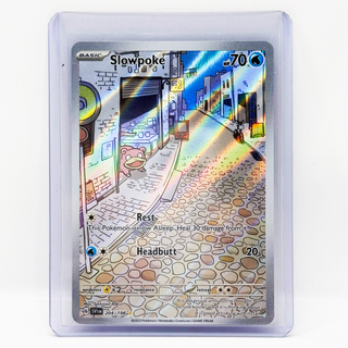 Pokémon TCG Slowpoke 204/198 Scarlet & Violet Illustration Rare Holofoil