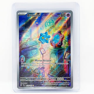 Pokémon TCG Bronzor 170/162 Temporal Forces Illustration Rare Holofoil