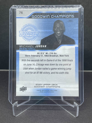 2023 Upper Deck Goodwin Champions Michael Jordan - No. 76