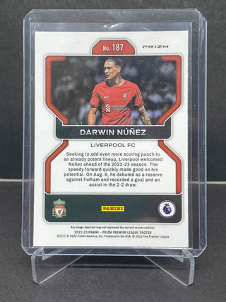 2022-23 Panini Prizm Premier League Darwin Nunez - No. 187