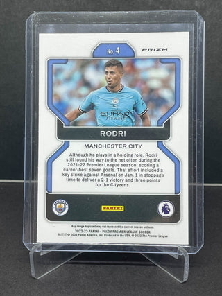 2022-23 Panini Prizm Premier League Rodri - No. 4