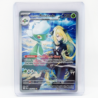 Pokémon TCG Cynthia's Roserade 184/182 Destined Rivals Illustration Rare