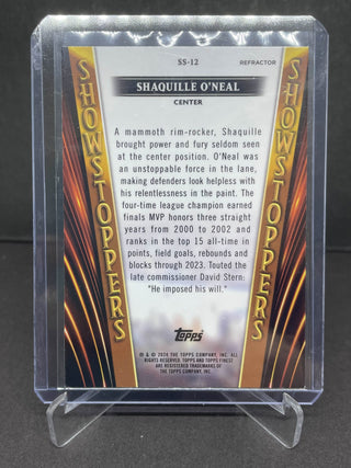 2024 Topps Finest Show Stoppers Shaquille O'Neal #SS-12