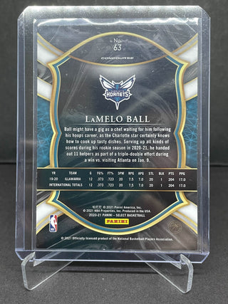 2020-21 Panini Select LaMelo Ball Concourse RC - No. 63