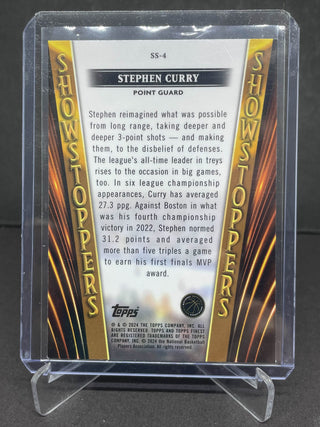 2024 Topps Finest Show Stoppers Stephen Curry #SS-4