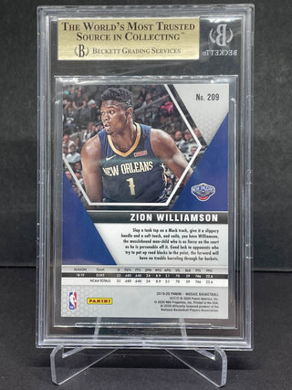 2019-20 Panini Mosaic Zion Williamson BGS 9.5 Gem Mint