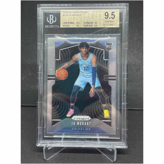 2019-20 Panini Prizm Ja Morant Rookie BGS 9.5 Gem Mint