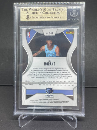 2019-20 Panini Prizm Ja Morant Rookie BGS 9.5 Gem Mint