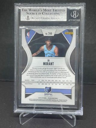 2019-20 Panini Prizm Ja Morant Rookie BGS 9 Mint (A)