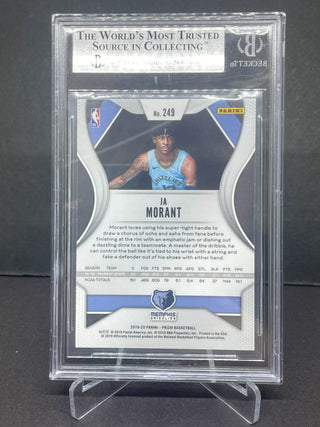 2019-20 Panini Prizm Ja Morant BGS Mint 9 (B)