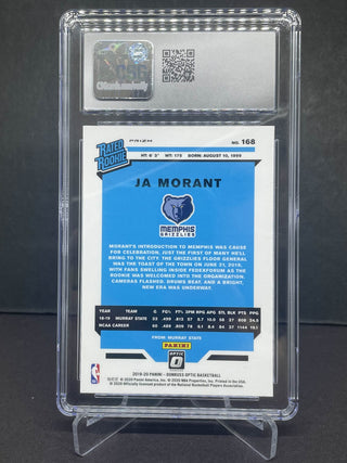 2019-20 Donruss Optic Fanatics Exclusive Set Ja Morant CSG Mint 9