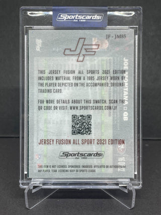 2021 Topps Joe Montana Jersey Fusion Game Used Swatch #JF-JM85