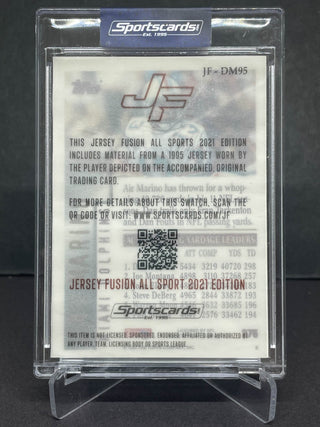 Topps Career Active Leaders Dan Marino Jersey Fusion Game Used Swatch #JF-DM95