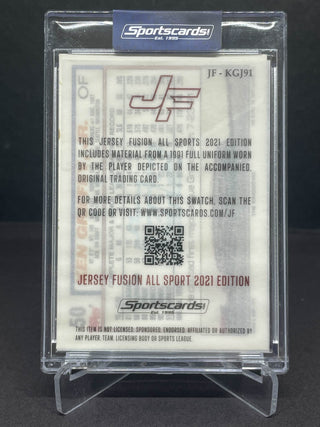 Topps Ken Griffey Jr. Jersey Fusion Game Used Swatch #JF-KGJ91