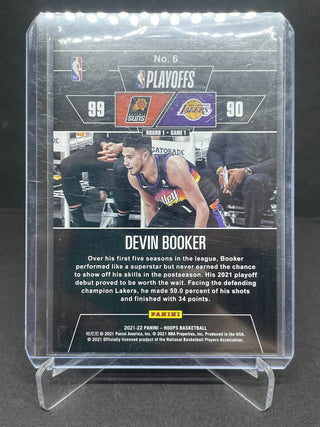 2021-22 Panini Hoops Road To The Finals Devin Booker 0191/2021