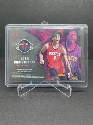 2021-22 Panini Hoops Hot Signatures Josh Christopher RC 01/25