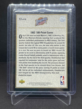 1992-93 Upper Deck Wilt Chamberlain 100-Point Game 13/18