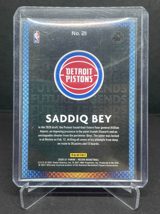 2020-21 Panini Recon Future Legends Saddiq Bey 05/99