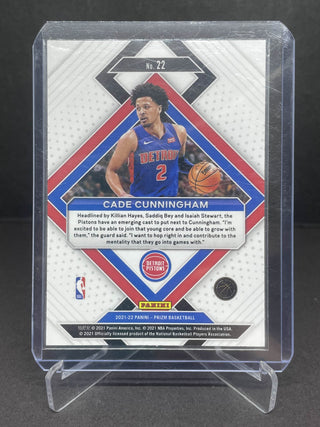 2021-22 Panini Prizm Cade Cunningham Emergent RC - No. 22