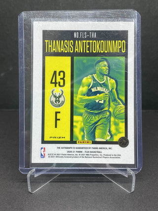 2020-21 Panini Flux Thanasis Antetokounmpo Auto #FLS-THA