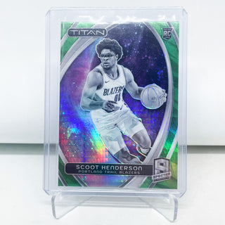 2023-24 Panini Spectra Titan Scoot Henderson Green Hyper RC 16/75