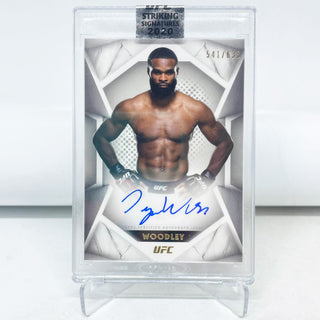2020 Topps Striking Signatures Tyron Woodley Auto 541/633