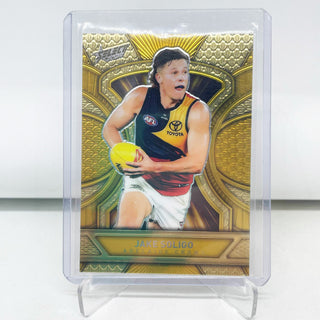 2025 AFL Select Jake Soligo Dragon Scales Gold Refractor 258/399