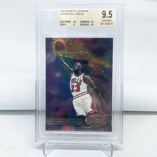 1997-98 Metal Universe Michael Jordan #23 BGS 9.5 Gem Mint