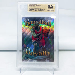1998-99 Topps Roundball Royalty Refractors #R1 Michael Jordan BGS 9.5 Gem Mint