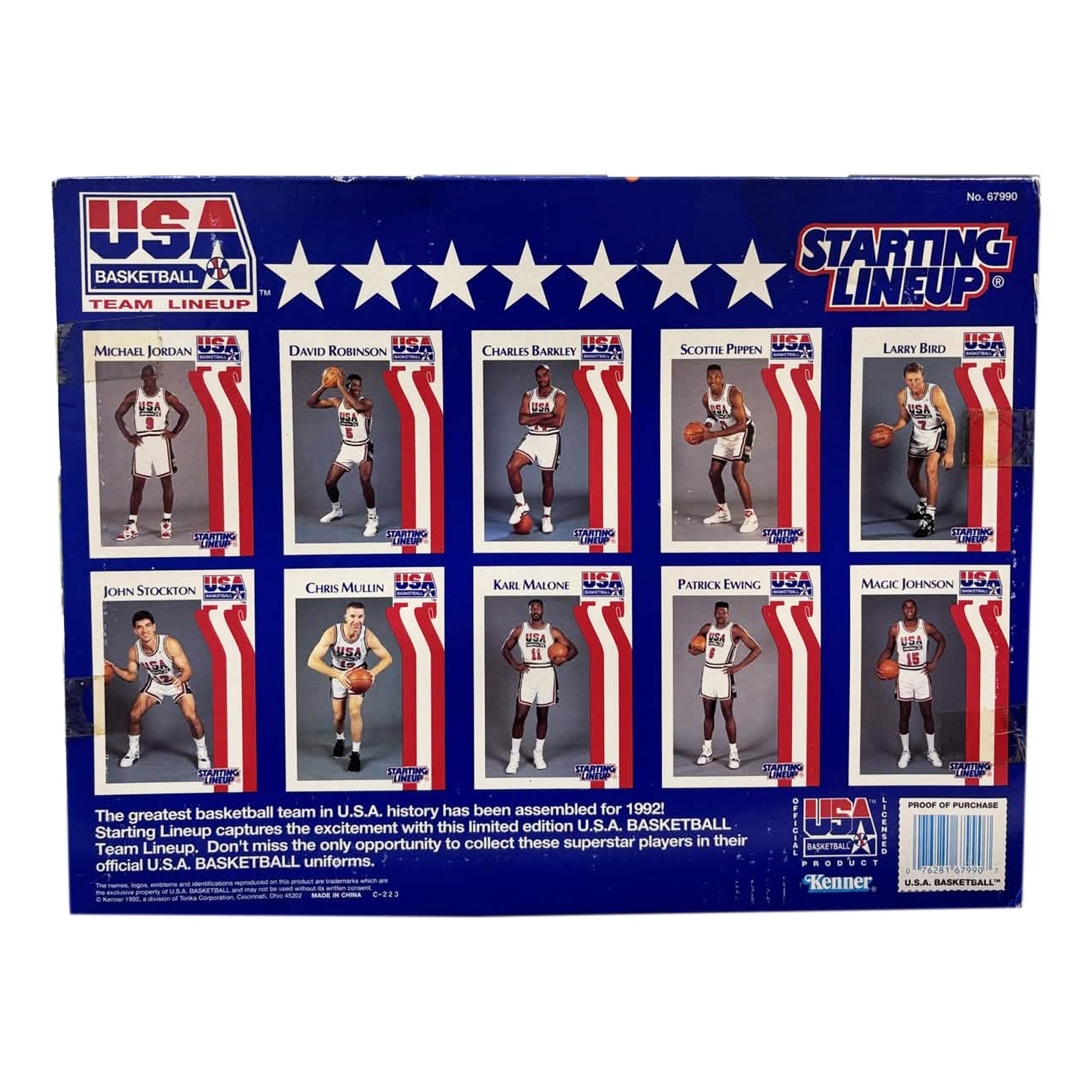 1992 Dream Team Kenner Starting Line-up USA Olympic Team NBA