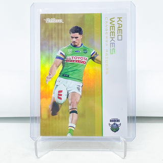 2025 NRL Traders Gold Special Kaeo Weekes GS 017 Canberra Raiders 20/90