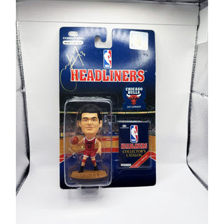 Luc Longley Signed 1996–97 NBA Headliners Figurine