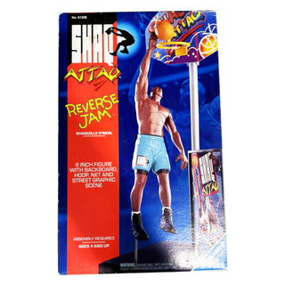 Shaq Attack “Reverse Jam” Shaquille O’Neal 6" Kenner Action Figure w/ Backboard & Hoop