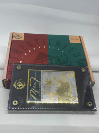 1995-1996 Michael Jordan Upper Deck MJ #45 'He's Back' 1/2345 (With Original Case & Pouch)
